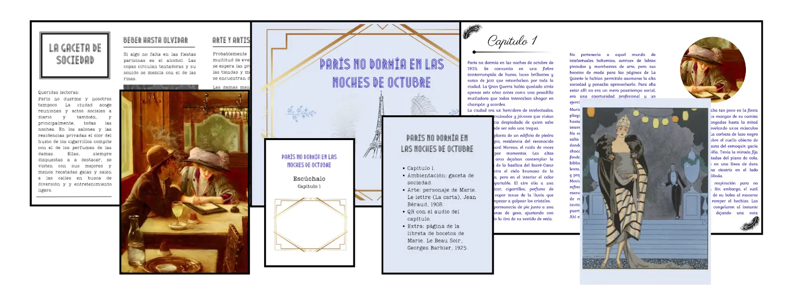 Contenido de la saga de París